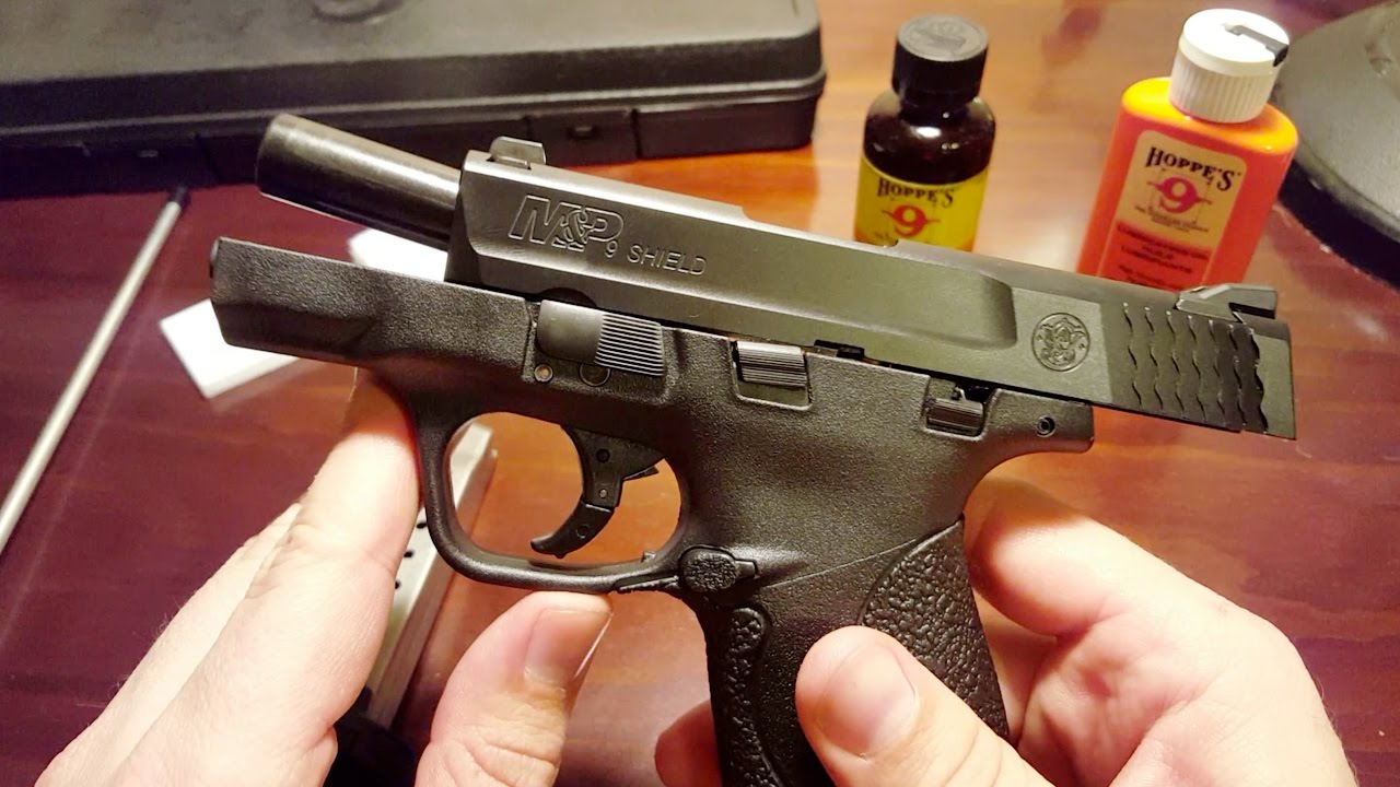 Чистка Smith & Wesson M&P Shield 9 мм