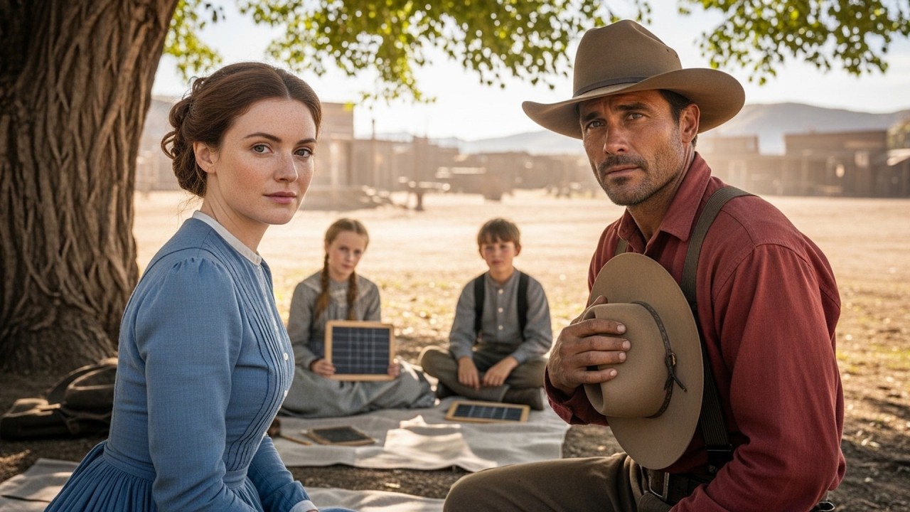 She Was Teaching Children To Read Under A Tree, A Cowboy Asked If She'd Teach Him To Love Again