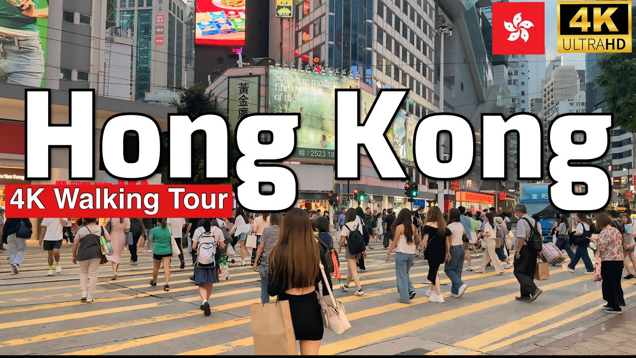 Hong Kong 4K Walking Tour - Immersive Sound [4K Ultra HD/60fps]