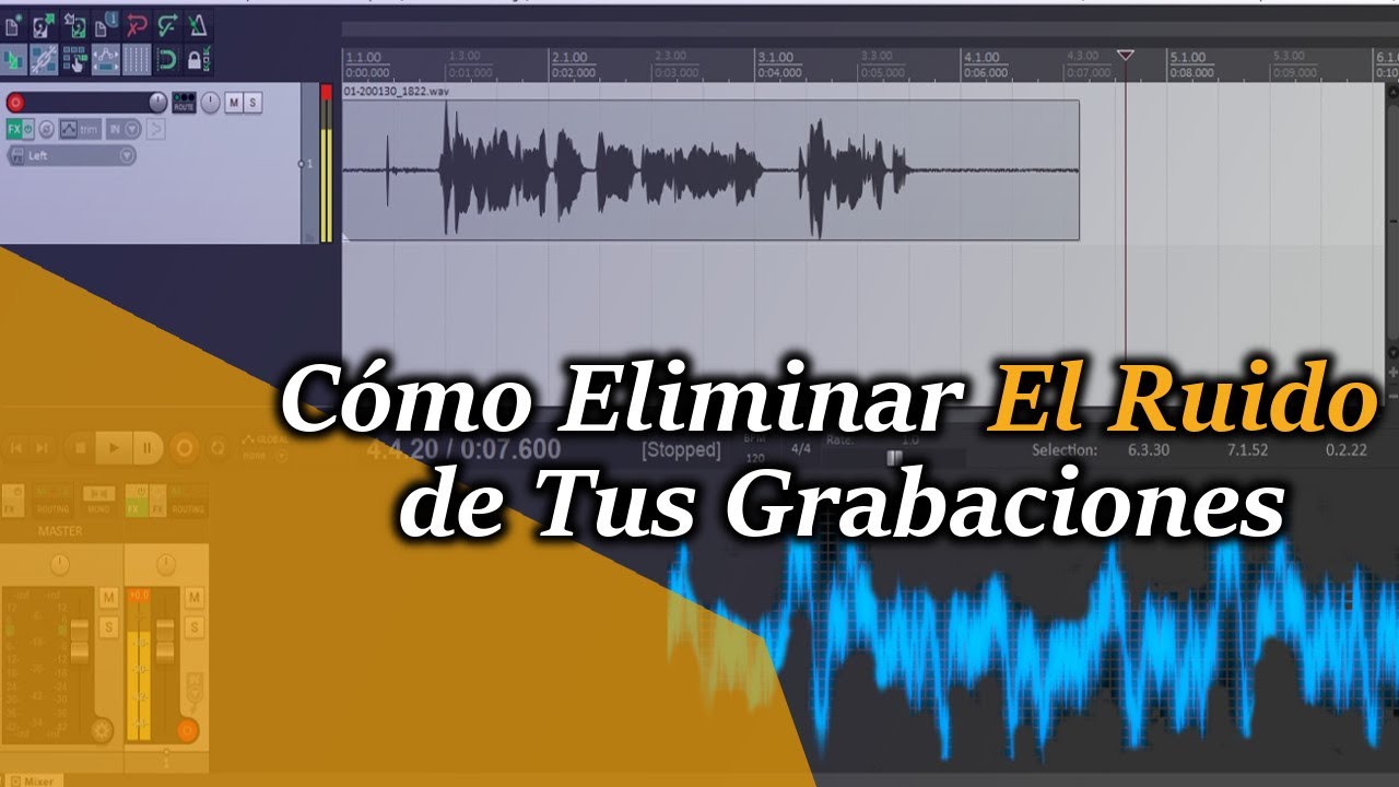 Cómo Quitar Ruido en tus Grabaciones utilizando REAPER | Tutorial