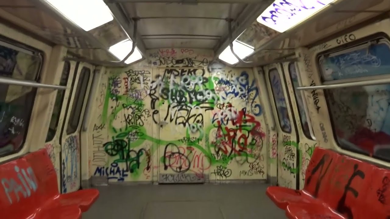 The very first metro cars in Romania  You won't see a metro like this anywhere else in the world