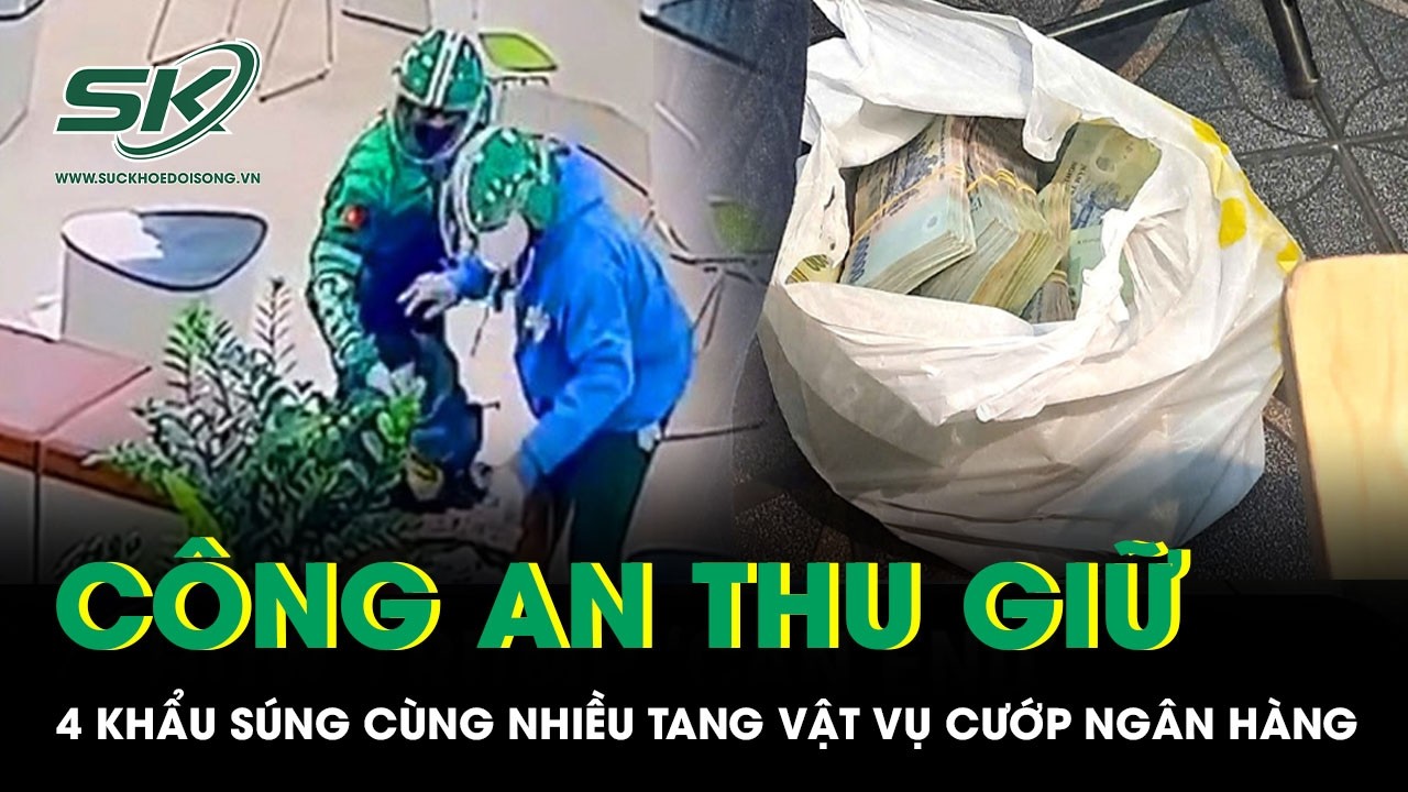 Vụ cướp ngân hàng 1,8 tỷ đồng rúng động Gia Lai: Thu giữ 4 khẩu súng cùng nhiều tang vật