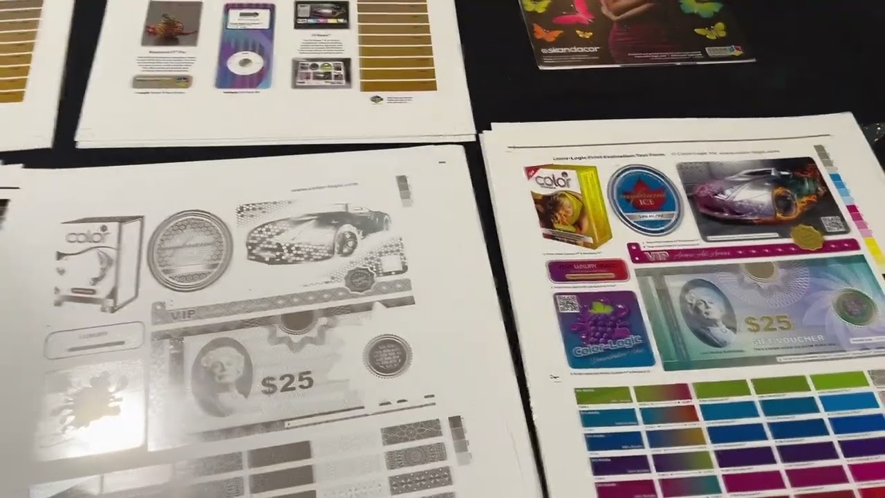 Canon Digital Press - Skandacor - Color-Logic Test Form and Color Charts