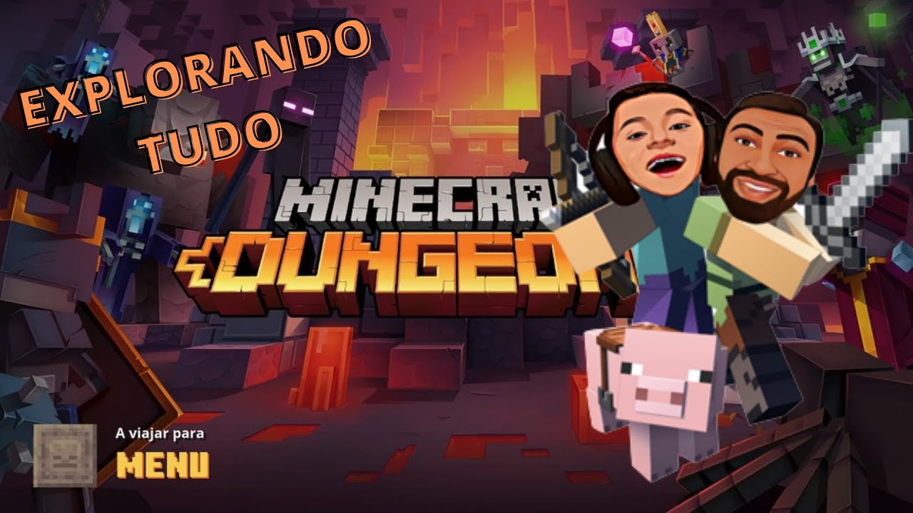 Explorando tudo no Minecraft Dungeons