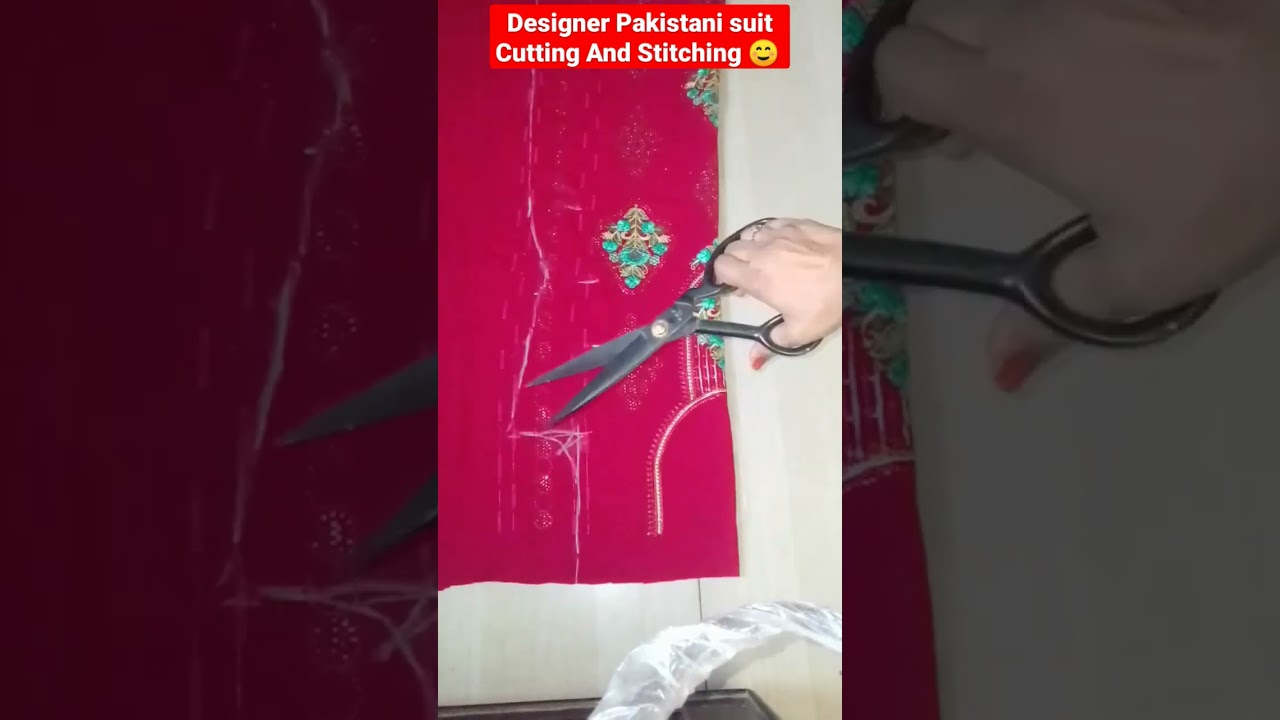 Pakistani Suit Cutting And Stitching ☺️ Full Tutorials #shorts #youtubeshorts #viral