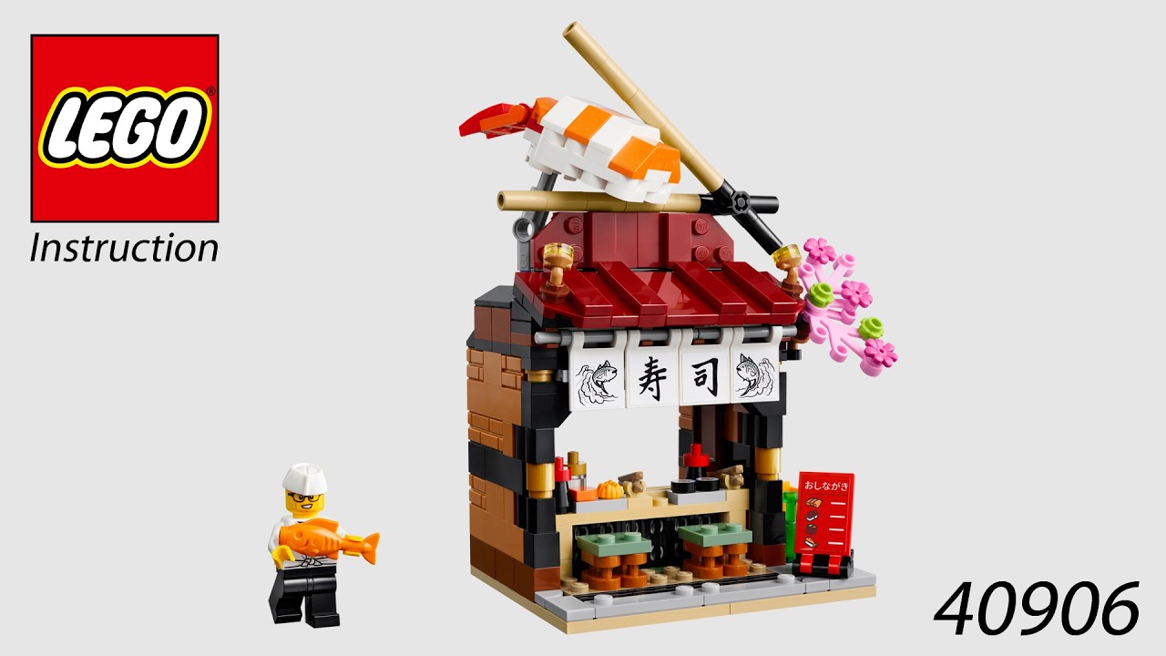 LEGO Instruction - Other - 40906 - Restaurants of the World: Japan