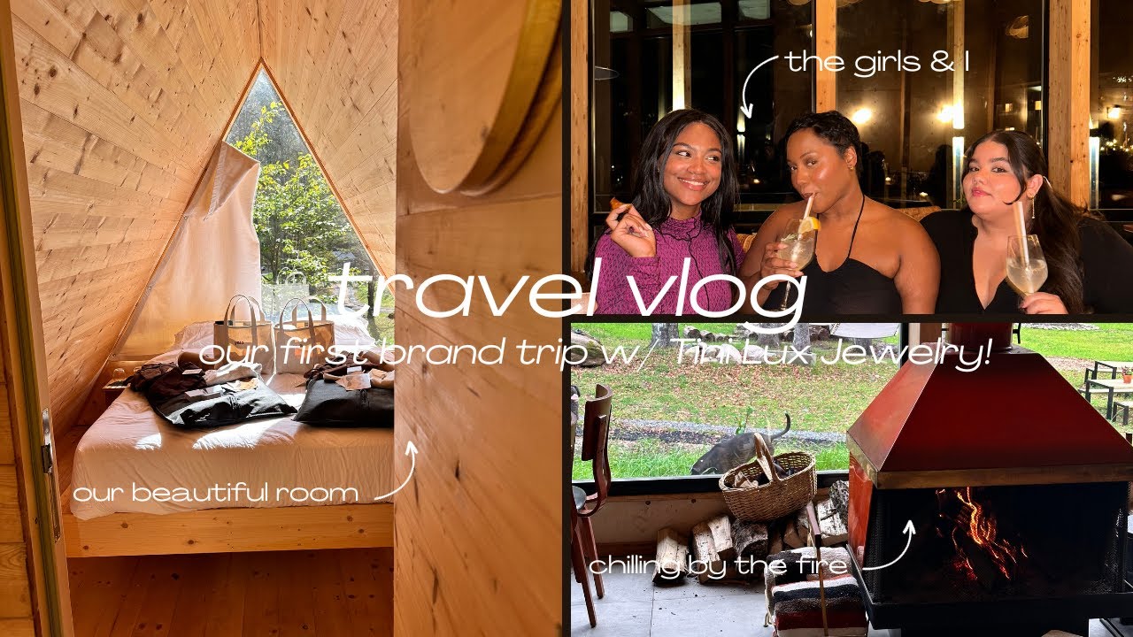 TRAVEL VLOG: MY FIRST BRAND TRIP WITH TINI LUX JEWELRY // 24 hours in The Catskills