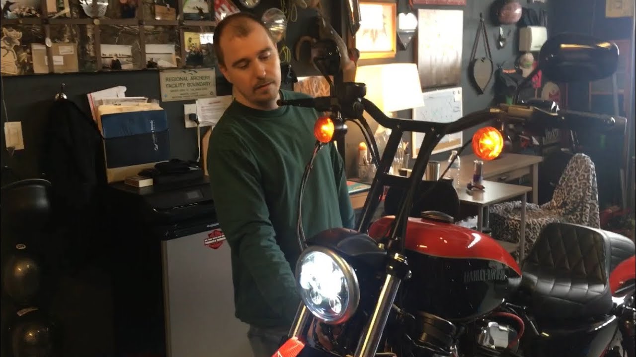 14 inch T bars!!! All STOCK cables and wires!!! Life hack,, sportster/nightster