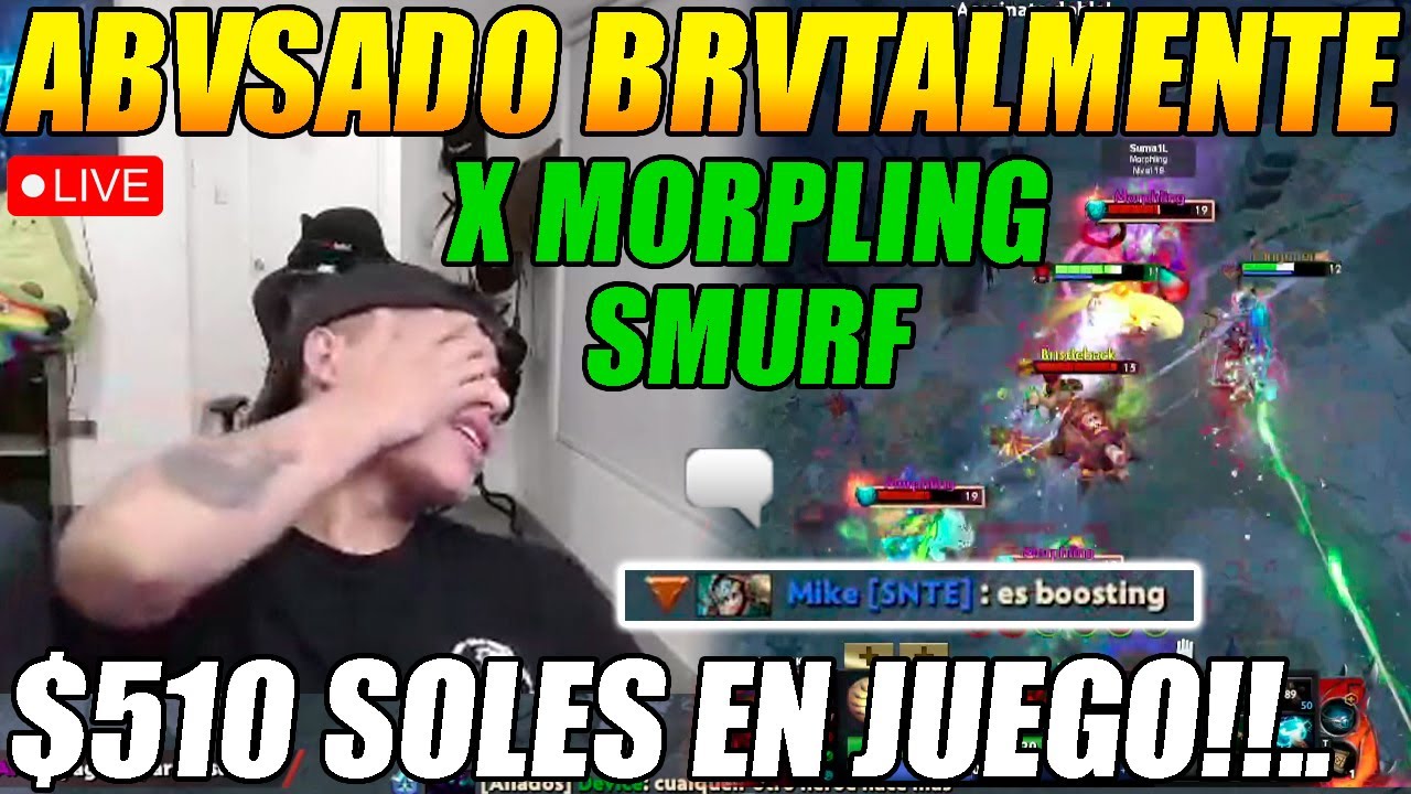 BUTI es ABVSADO x SMURF!! de la M4F1A hecha la CVLPA a su TEAM x su mal JUEGO en DOTA de $510 soles