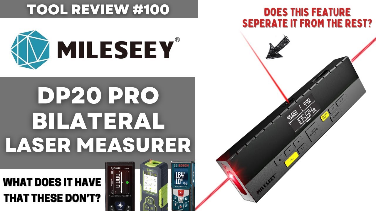 Mileseey DP20 PRO - Bilateral Laser Measurer - What it has that Others Don't #tools  #review #laser