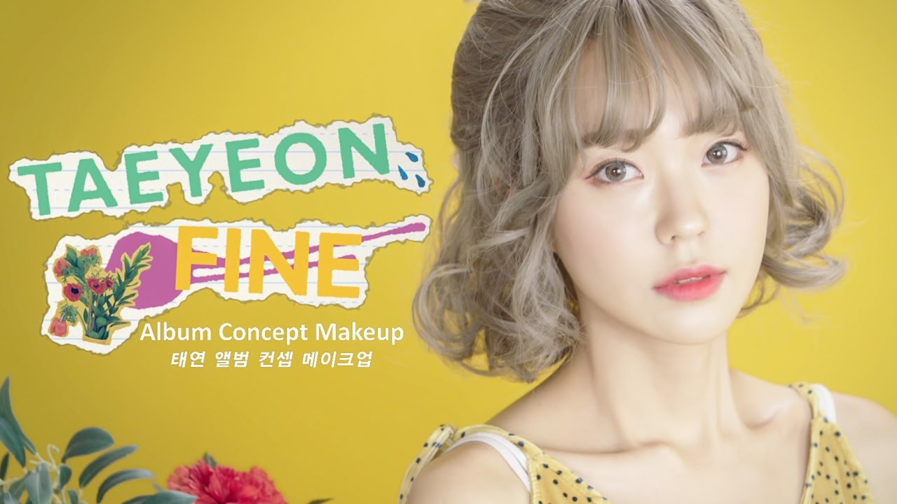 태연 'Fine' 앨범 자켓 컨셉 메이크업 Taeyeon 'Fine' Album Jackets Concept Make-up (with Subs) | Heizle