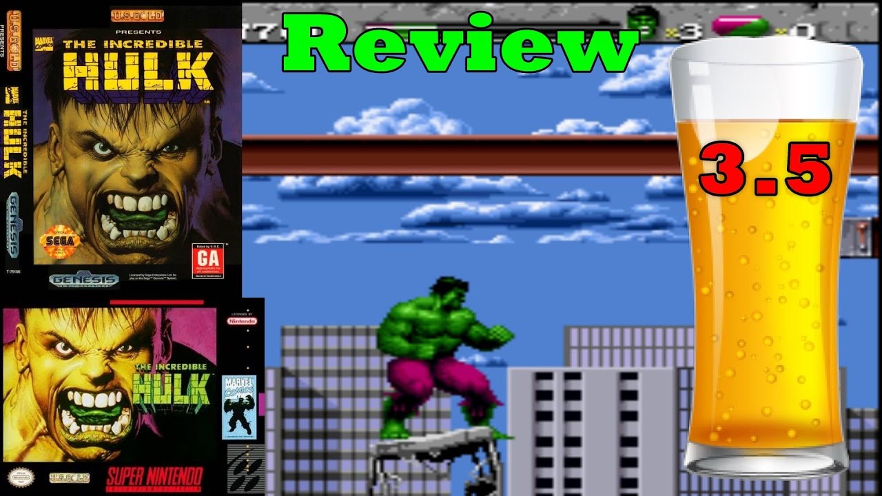 DBPG: The Incredible Hulk Review (SNES/Genesis)