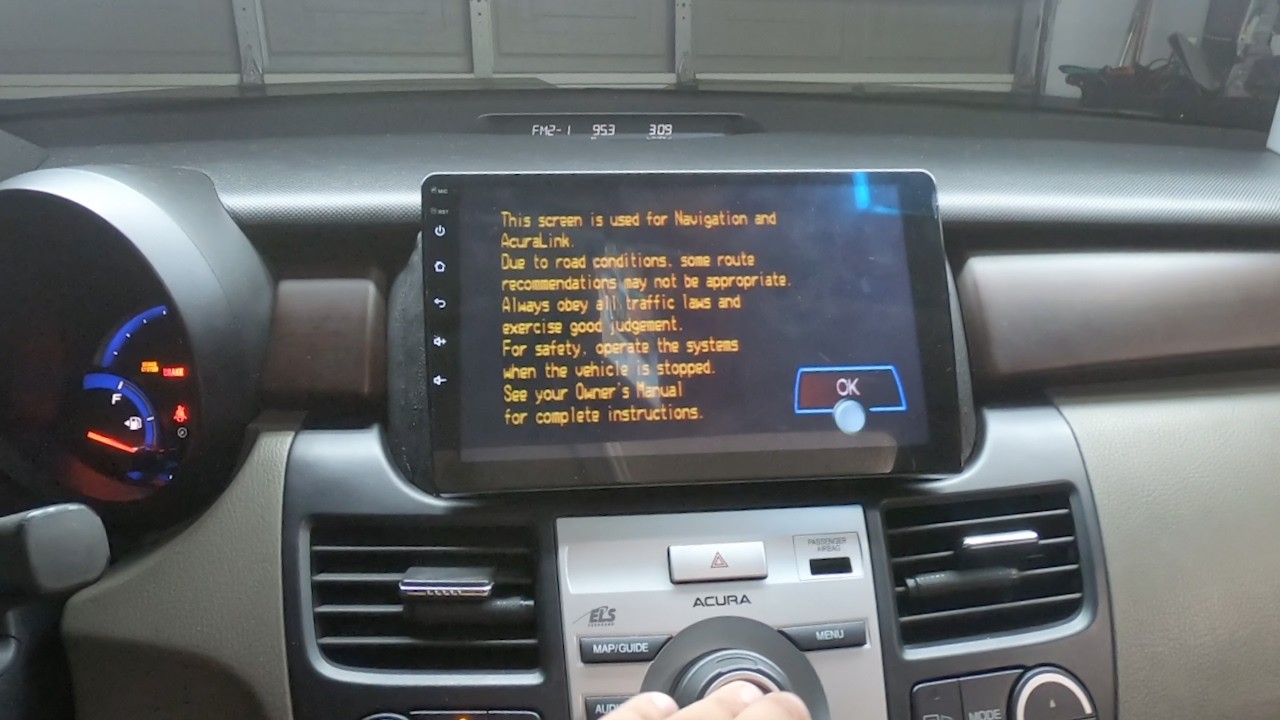 2007 2008 2009 Acura RDX Nav Upgrade Plug and Play Touchscreen with Apple CarPlay, Youtube & Maps