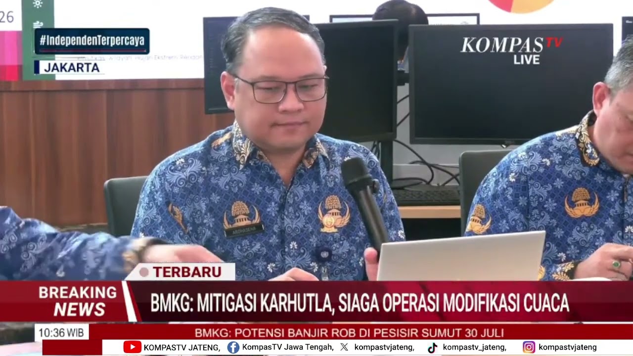 BMKG  Mitigasi Karhutla, Siaga Operasi Modifikasi Cuaca
