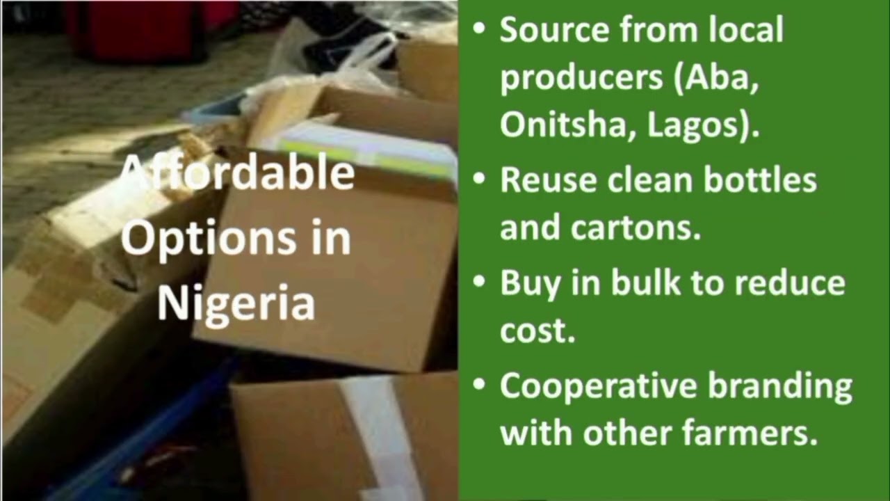 Affordable packaging material & labeling in agribusiness