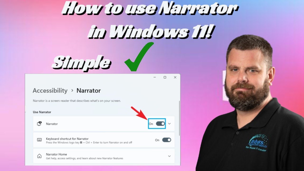 How to Use the Narrator Tool in Windows 11 (Screen Reader Accessibility Tutorial)