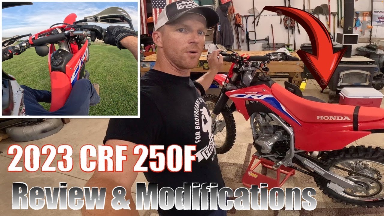 2023 CRF250F Review (Modifications & Wheelies)