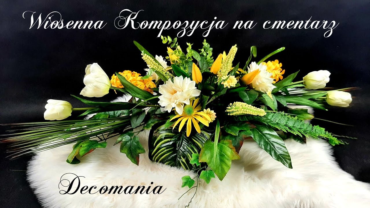 Wiosenna Kompozycja na cmentarz// DIY// Sprindecoration