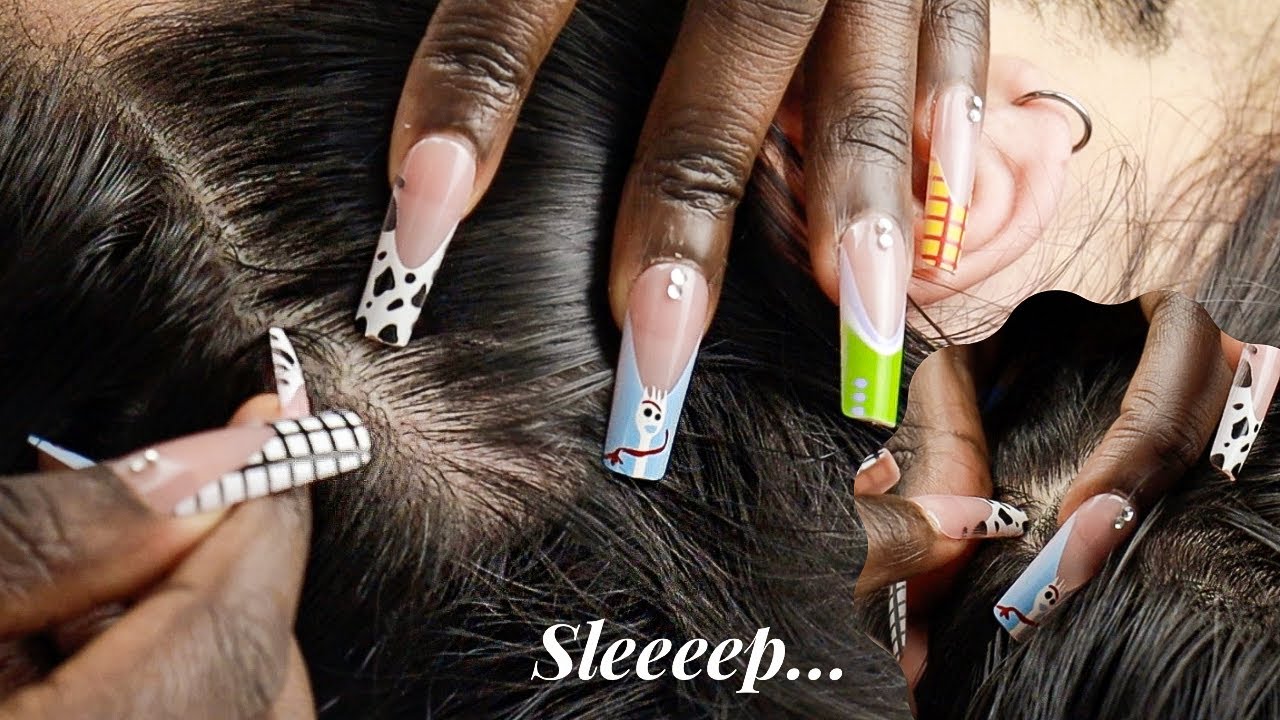 Follow The Nails | ASMR NITPICKING you to sleeep 😮‍💨 (members appreciation)