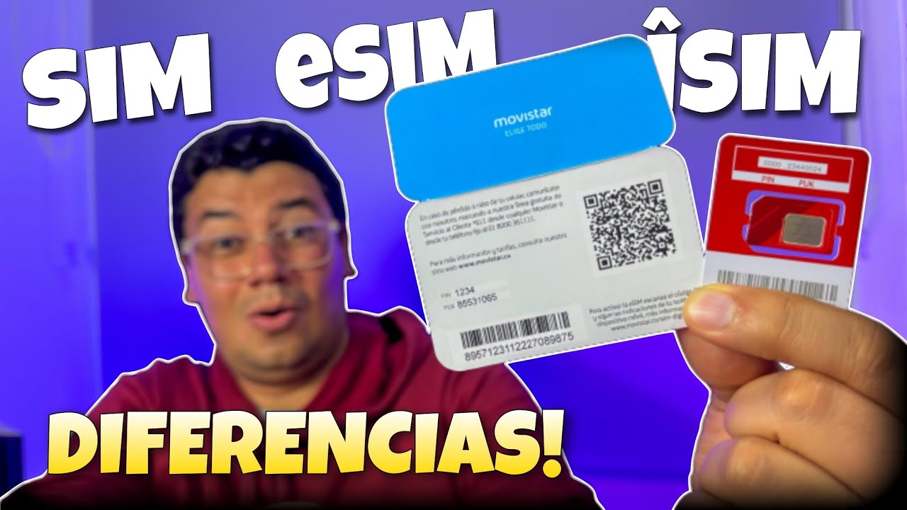 ☎️ TARJETAS SIM, eSIM y iSIM | QUÉ SON Y EN QUE SE DIFERENCIAN y Cual es la MEJOR  #2024