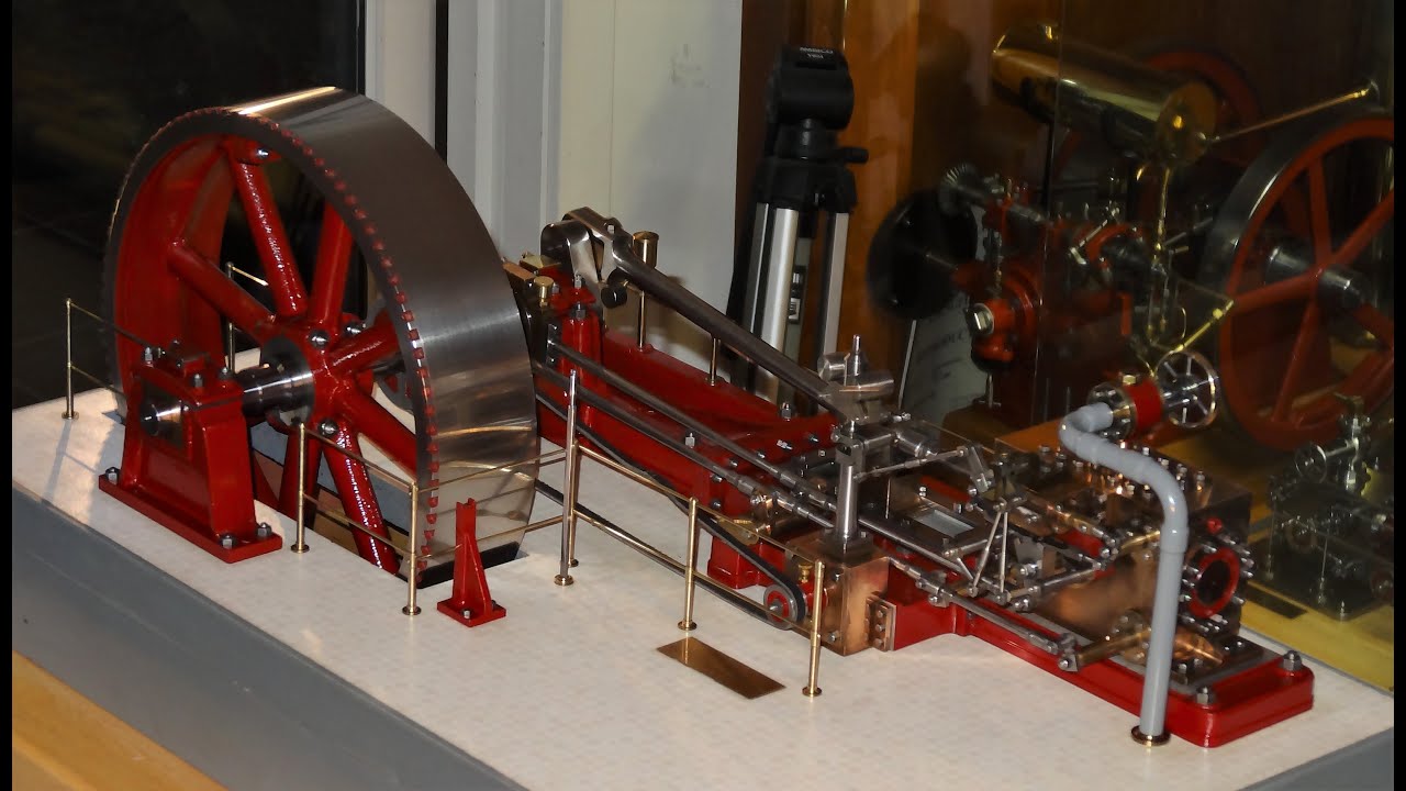 Fleet Corliss Model Steam Engine built by John McDivitt 1986