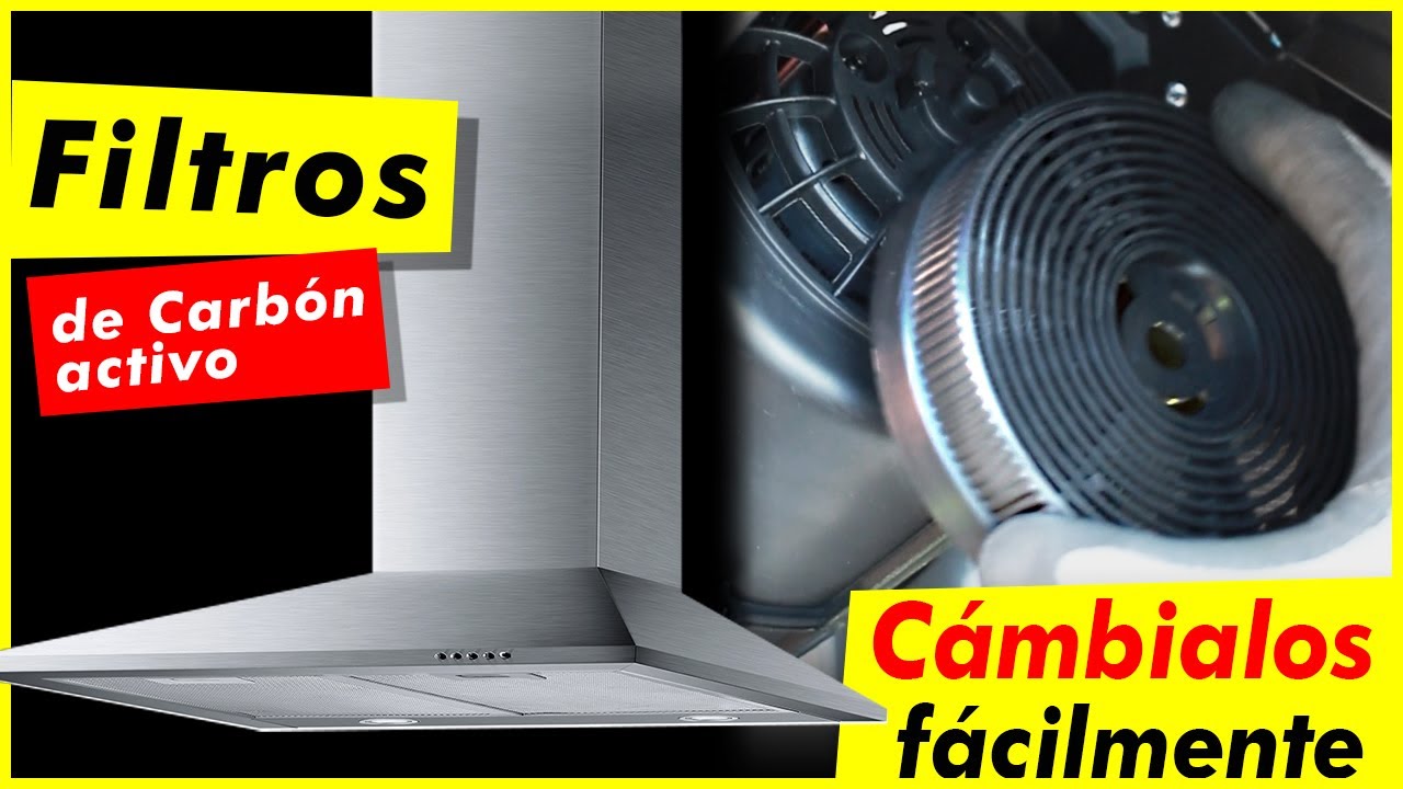 CÓMO CAMBIAR los FILTROS de CARBÓN activo en CAMPANAS extractoras | Mepamsa