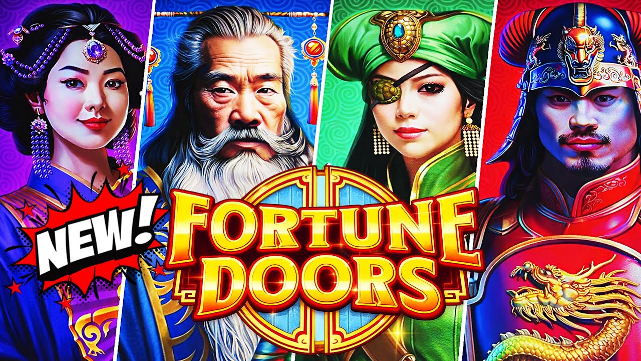 NEW Fortune Doors slot! ALL Versions! Sapphire Sage, Jade Assassin, Amethyst Princess and Ruby Hero!