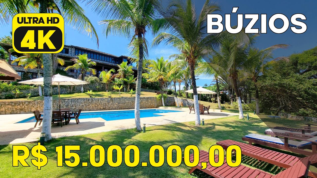 MEGA MANSÃO VISTA MAR INESQUECÍVEL, TANTO PELO TAMANHO, QUANTO PELO PROJETO! 5.000 M² EM BÚZIOS!!!
