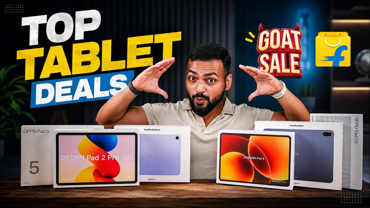 Crazy Tablet Deals 🤩 | Flipkart GOAT Sale & Amazon Prime Day Sale ⚡️