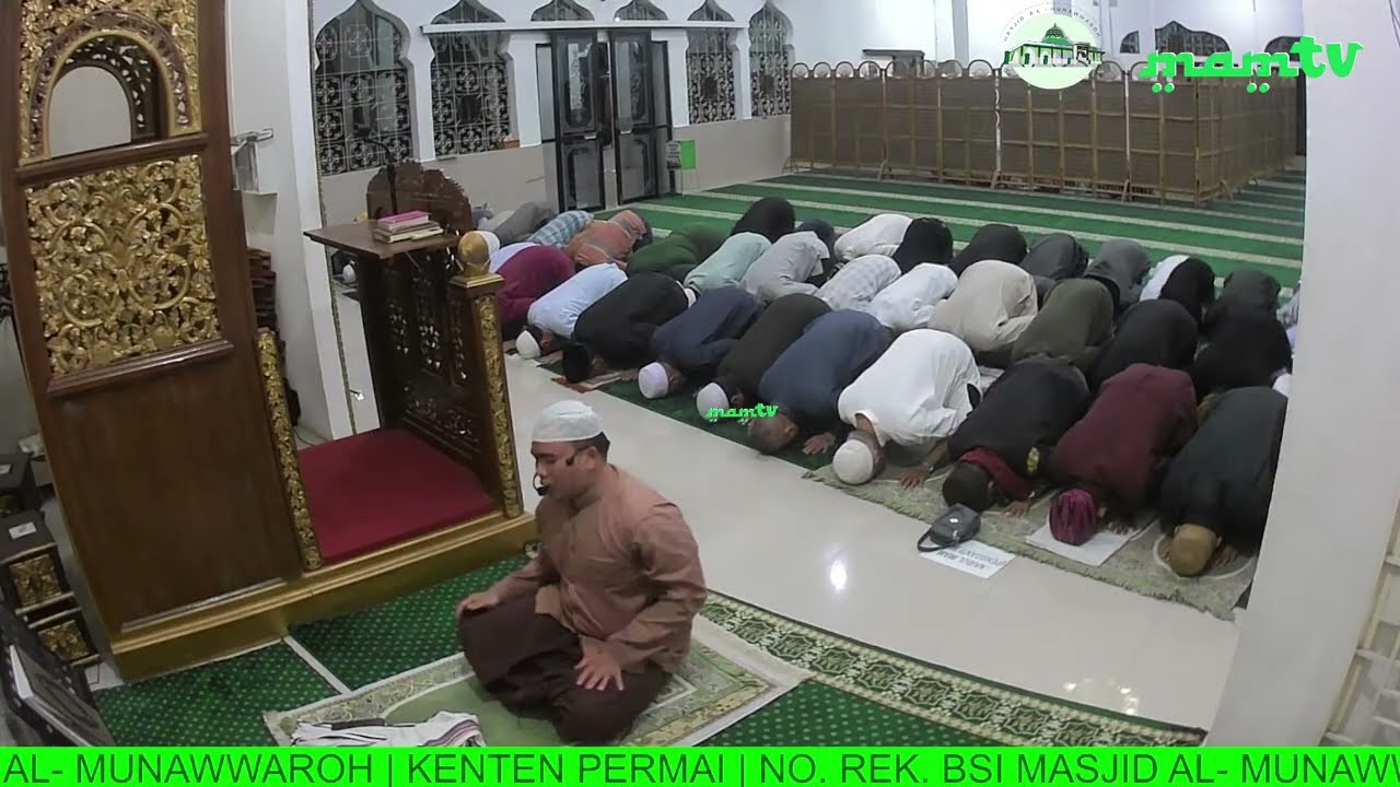 🔴LIVE |   SHOLAT ISYA | MASJID AL-MUNAWWAROH KENTEN PERMAI PALEMBANG