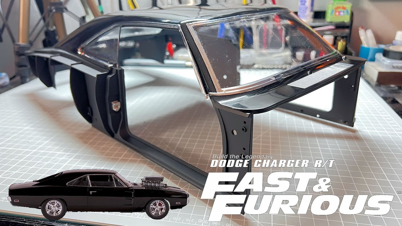 Build the Fast & Furious Dodge Charger R/T - Part 67,68,69 and 70 - Windows and Roof
