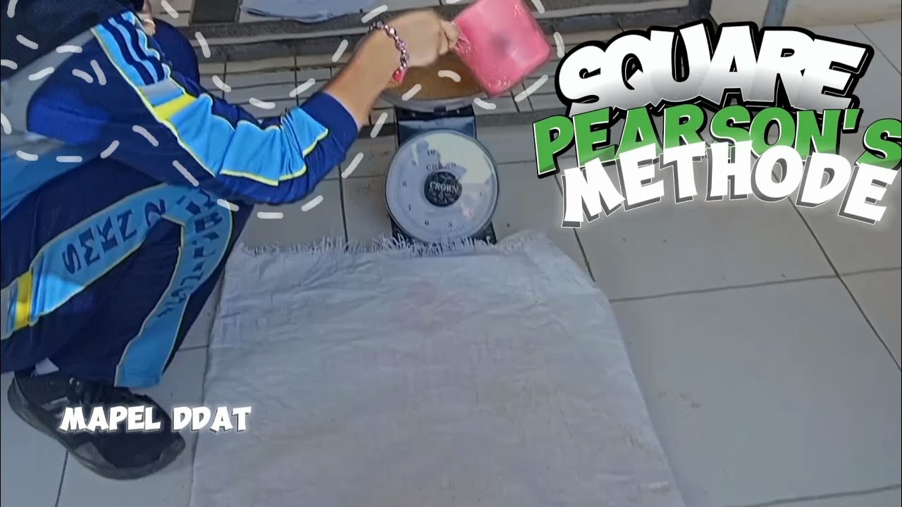 Pencampuran pakan 3 bahan ayam TUGAS DDAT