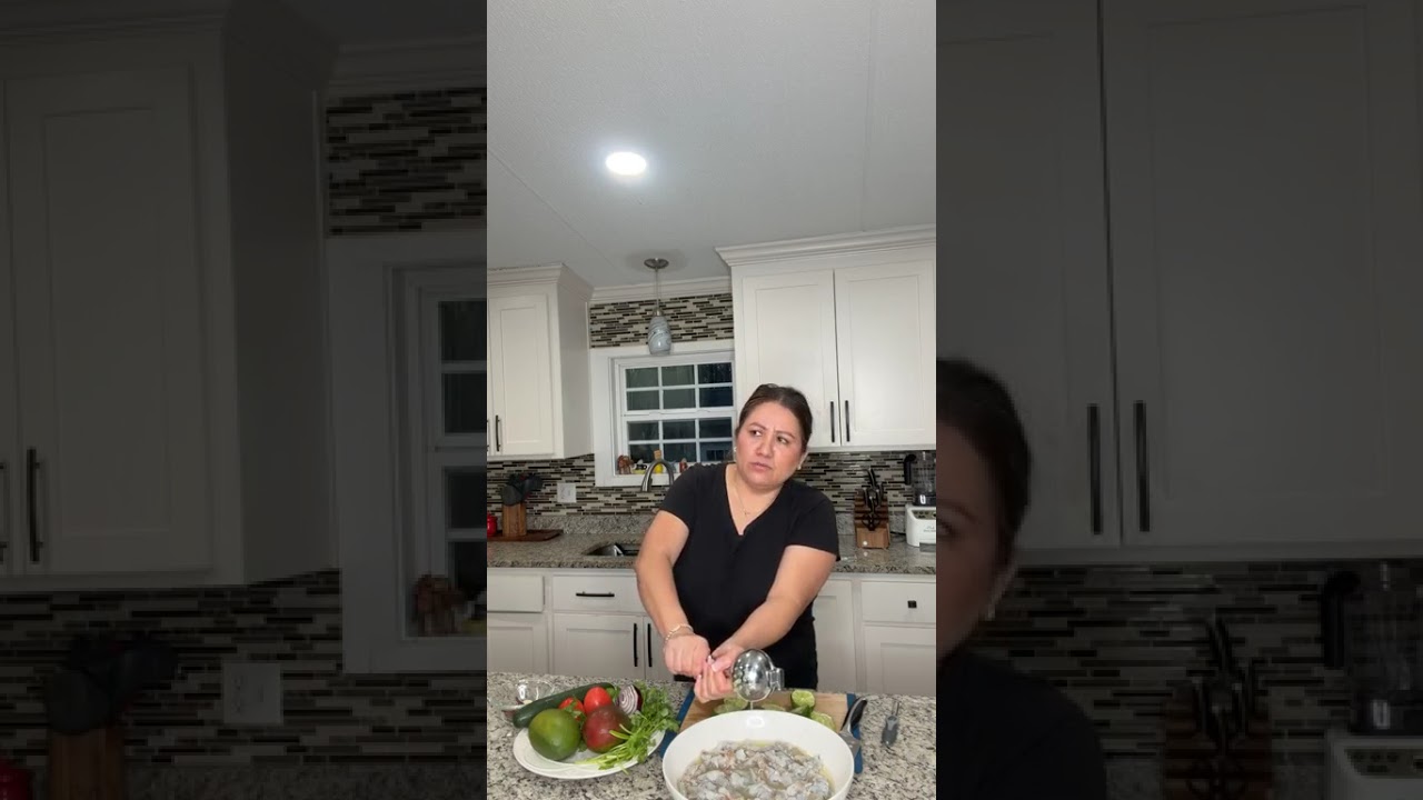 Ceviche de camaron en salsa de 🥭 