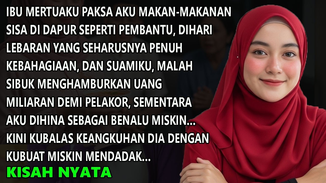 Ibu Mertua Paksa Aku Makan Makanan Sisa Dihari Lebaran,Dia Anggap Aku Pembantu, Kini Miskin Mendadak
