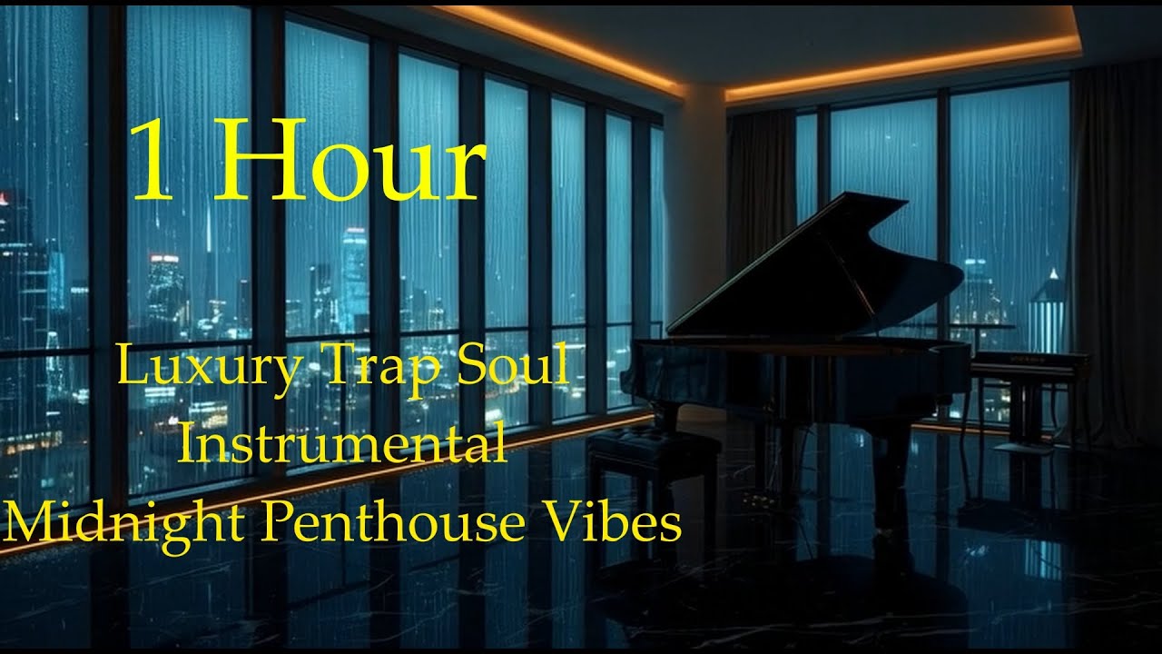 1 Hour Luxury Trap Soul Instrumental  Midnight Penthouse Vibes