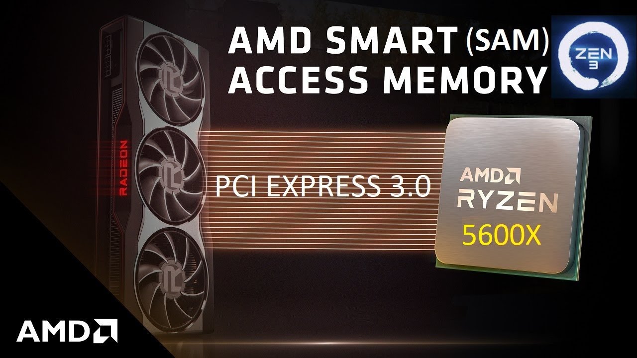 Smart Acess Memory SAM ZEN 3 Ryzen 5600x + RX 6800 (13 Games)