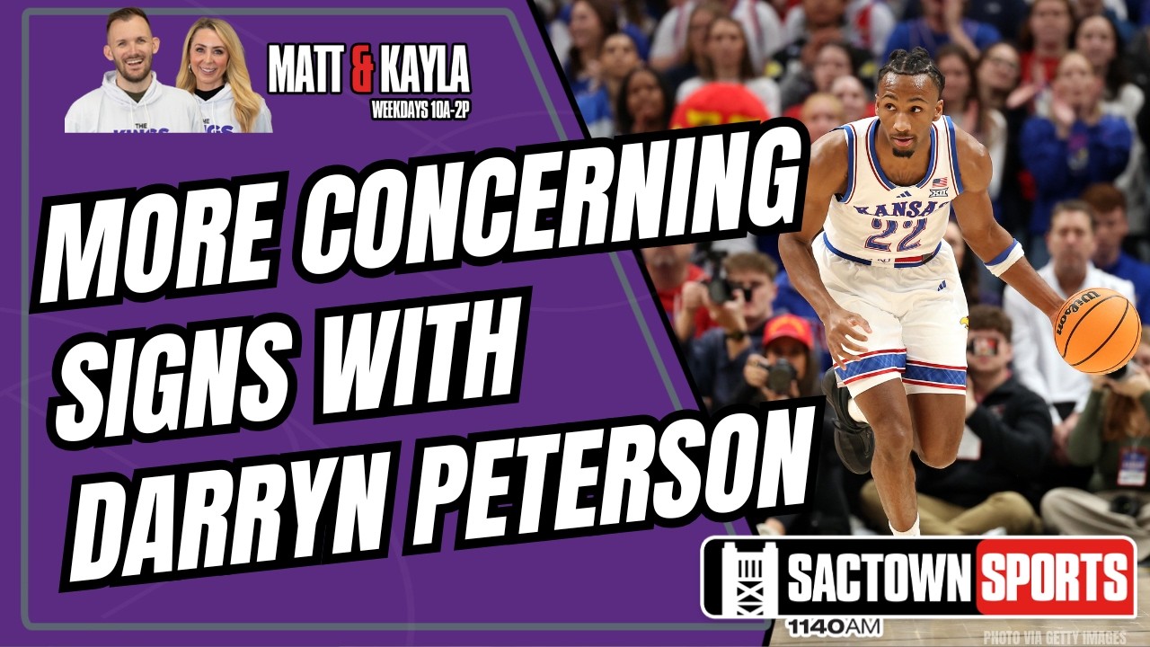 Should the Kings be worried about Darryn Peterson taking himself out of games??