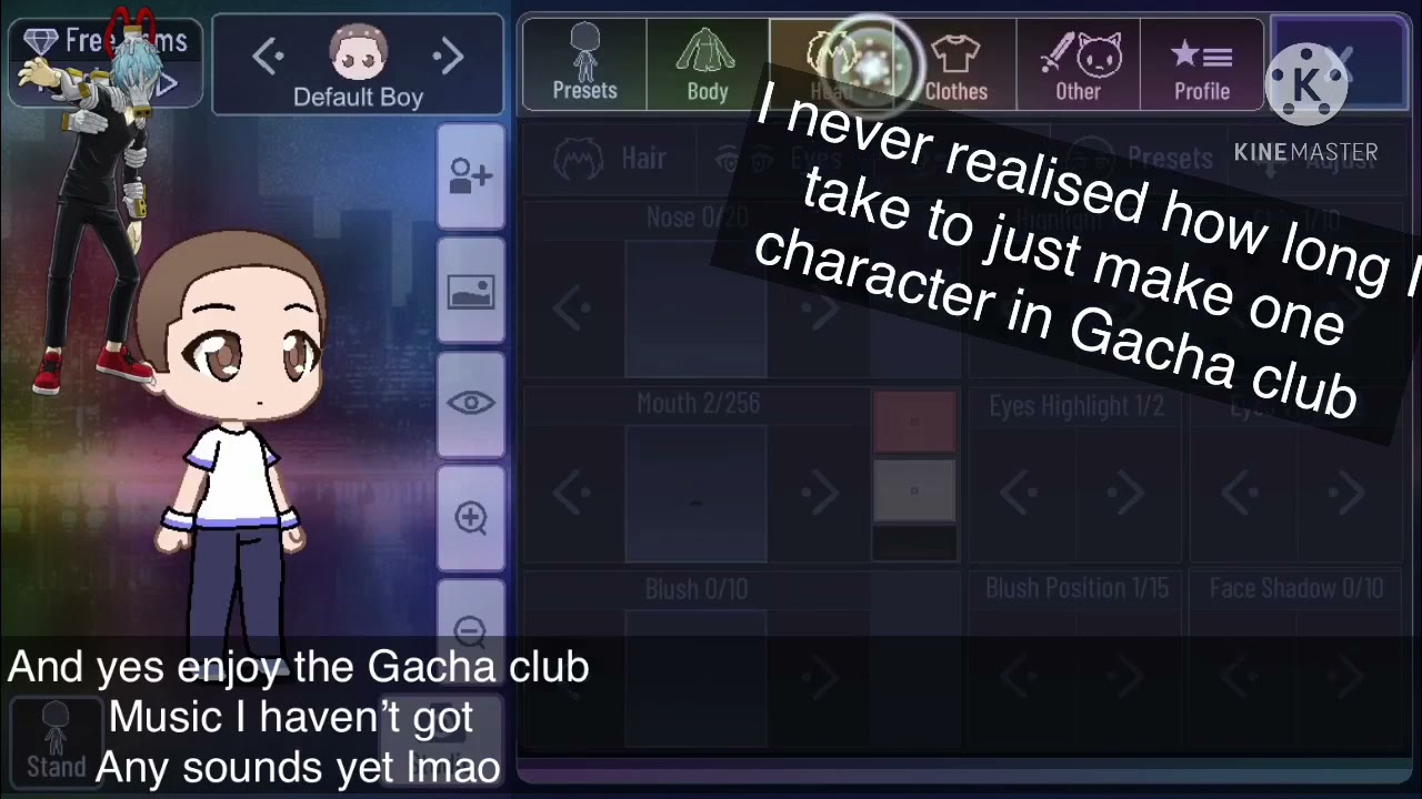 How to create Tomura Shigaraki in Gacha Club ||Mha||