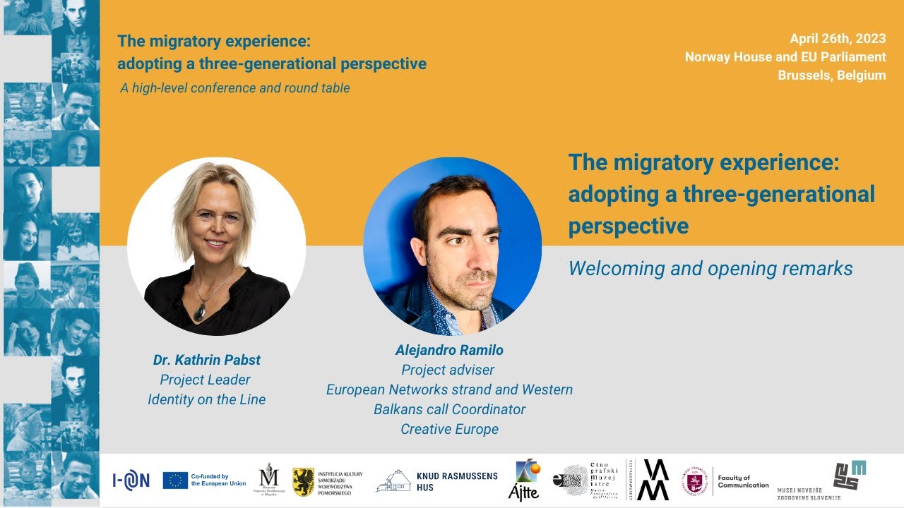 Welcoming and opening remarks at The migratory experience: adopting a three generational perspective