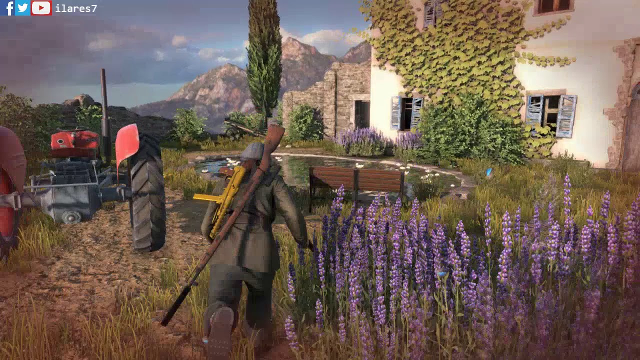 Sniper Elite 4  Speedrun - San Celini Island - Authentic Plus - 4m44s