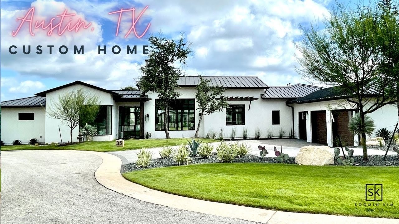 Austin, Texas | New Custom Modern Home | 5,045 SF | Offered At 3,650,000 | Spanish Oaks