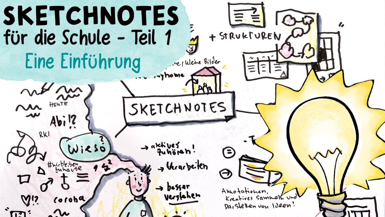 Beginners / Tutorial - Sketchnotes for school