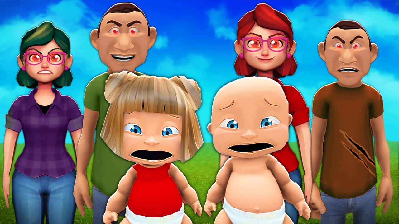 Baby & Girlfriend Escape 100 CRAZY PARENTS!