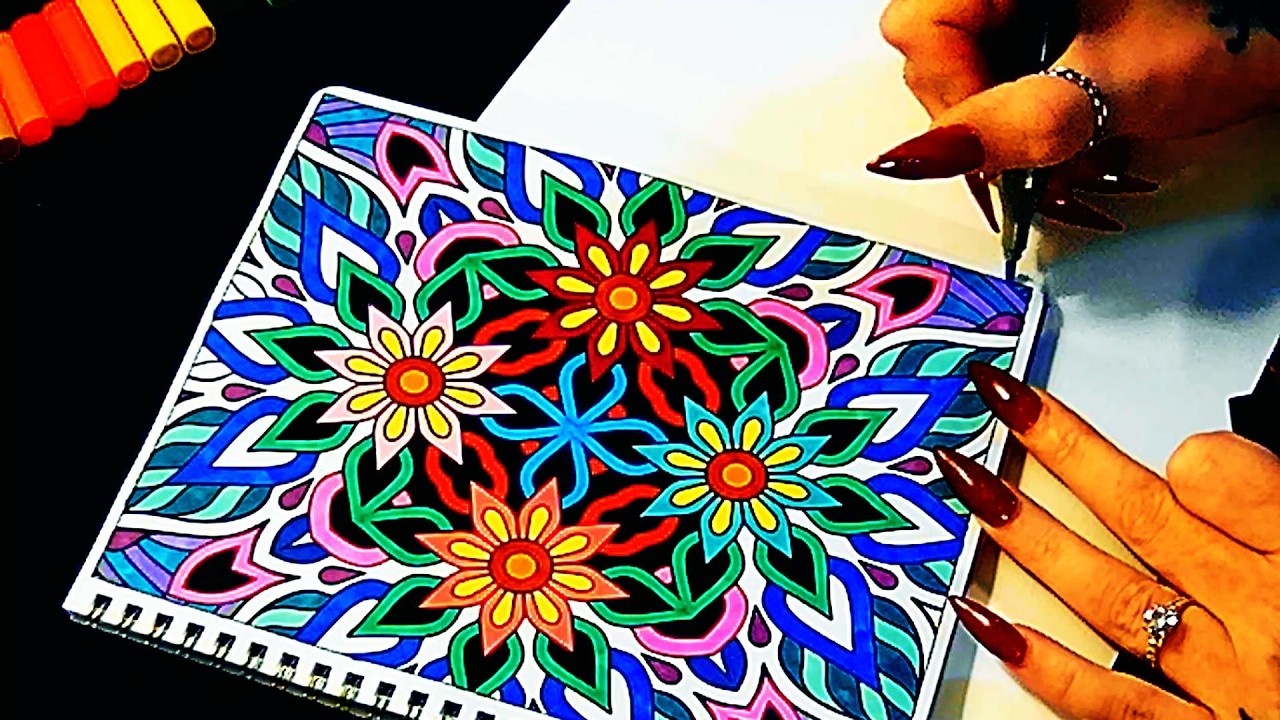 ASMR Color With Me By The Fireplace | Cozy | Relaxing