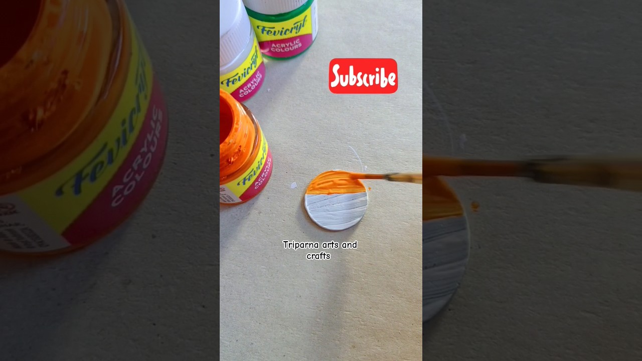 DIY Flags painting on coins🧡🤍💚 | Indian flag painting | Happy Independence day #shorts #viral#diy