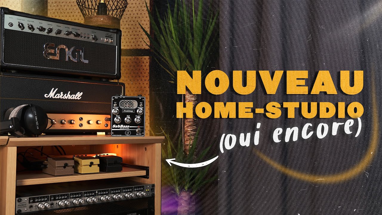 Mon NOUVEAU home-studio (oui encore !)