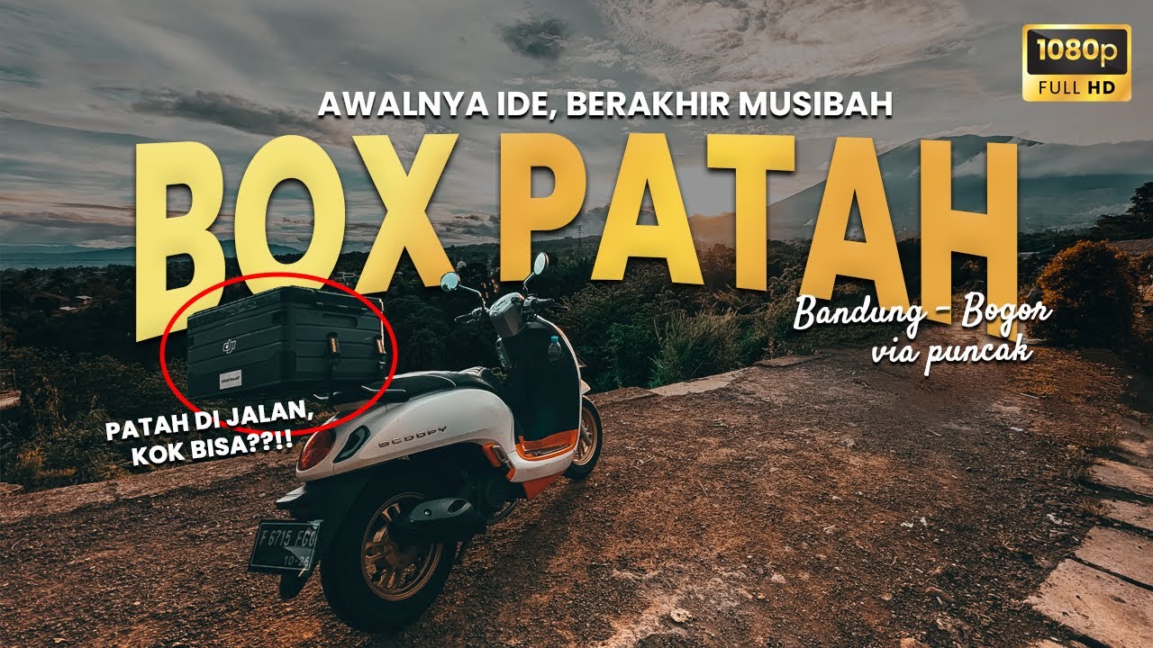 BOX MOTOR PATAH di Tengah Jalan! Motoran Bandung Bogor Jadi Kacau?!