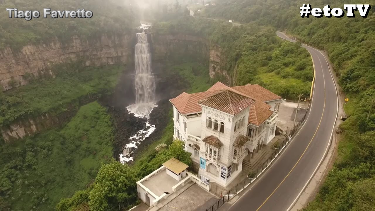Tequendama Falls Abandoned Mansion & Waterfall view- Colombia