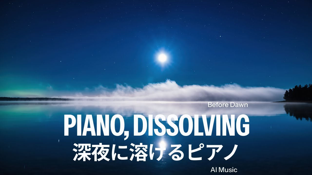 【眠れない夜に】Before Dawn - 静寂のピアノと消えゆくヴァイオリン｜528Hz｜1時間