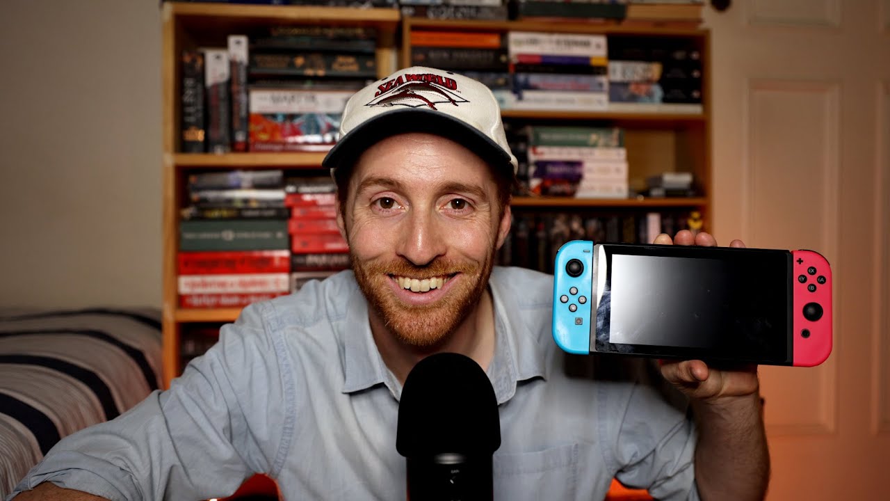ASMR Nintendo Switch Triggers - Tapping and Scratching